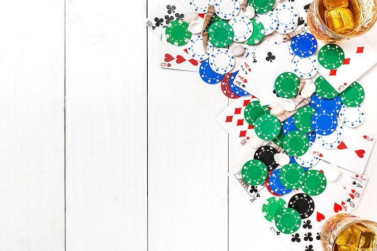 Live blackjack table layout with betting zones and card display on situs empire88